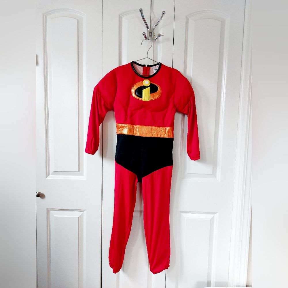 Incredibles Costume Dash size youth Medium Pixar Disney Store Padded Muscles